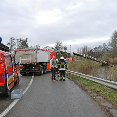 Auto In Schelde 9 December 2012 (1 januari 2012) — foto 13 door Paul Van Der Rasieren, vrijwillig brandweerman Oudenaarde