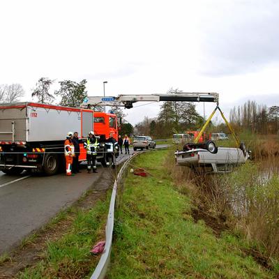 Auto In Schelde 9 December 2012 (1 januari 2012) — foto 20 door Paul Van Der Rasieren, vrijwillig brandweerman Oudenaarde