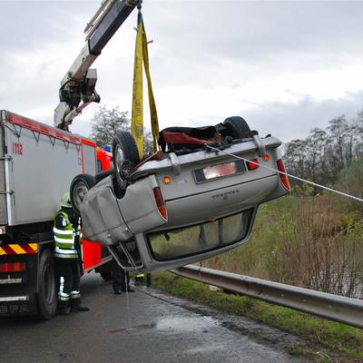 Auto In Schelde 9 December 2012 (1 januari 2012) — foto 25 door Paul Van Der Rasieren, vrijwillig brandweerman Oudenaarde