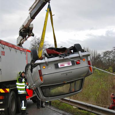 Auto In Schelde 9 December 2012 (1 januari 2012) — foto 26 door Paul Van Der Rasieren, vrijwillig brandweerman Oudenaarde