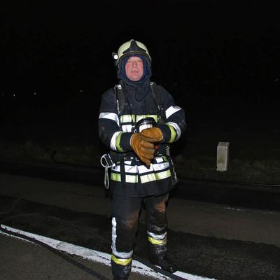 Autobrand Maarkedal 2012 (1 januari 2012) — foto 24 door Paul Van Der Rasieren, vrijwillig brandweerman Oudenaarde