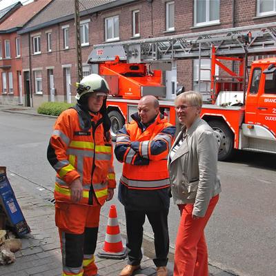 Blikseminslag Zingem 2012 (1 januari 2012) — foto 4 door Paul Van Der Rasieren, vrijwillig brandweerman Oudenaarde