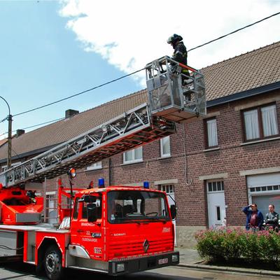 Blikseminslag Zingem 2012 (1 januari 2012) — foto 13 door Paul Van Der Rasieren, vrijwillig brandweerman Oudenaarde