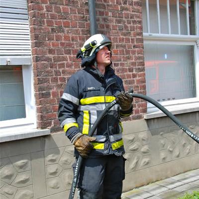 Blikseminslag Zingem 2012 (1 januari 2012) — foto 18 door Paul Van Der Rasieren, vrijwillig brandweerman Oudenaarde
