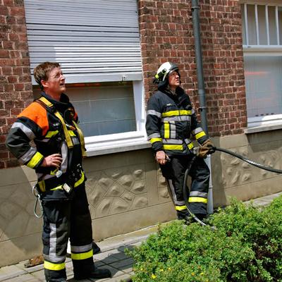 Blikseminslag Zingem 2012 (1 januari 2012) — foto 22 door Paul Van Der Rasieren, vrijwillig brandweerman Oudenaarde