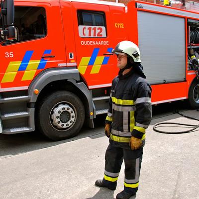 Blikseminslag Zingem 2012 (1 januari 2012) — foto 31 door Paul Van Der Rasieren, vrijwillig brandweerman Oudenaarde