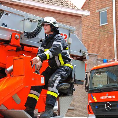 Blikseminslag Zingem 2012 (1 januari 2012) — foto 35 door Paul Van Der Rasieren, vrijwillig brandweerman Oudenaarde