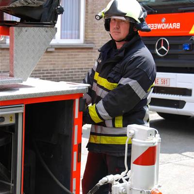 Blikseminslag Zingem 2012 (1 januari 2012) — foto 37 door Paul Van Der Rasieren, vrijwillig brandweerman Oudenaarde