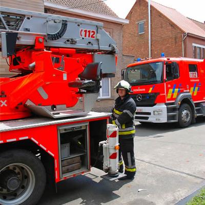 Blikseminslag Zingem 2012 (1 januari 2012) — foto 38 door Paul Van Der Rasieren, vrijwillig brandweerman Oudenaarde