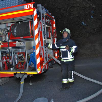 Brand Oefeningen 2012 (1 januari 2012) — foto 9 door Paul Van Der Rasieren, vrijwillig brandweerman Oudenaarde