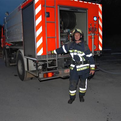 Brand Oefeningen 2012 (1 januari 2012) — foto 13 door Paul Van Der Rasieren, vrijwillig brandweerman Oudenaarde