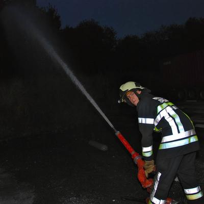 Brand Oefeningen 2012 (1 januari 2012) — foto 15 door Paul Van Der Rasieren, vrijwillig brandweerman Oudenaarde
