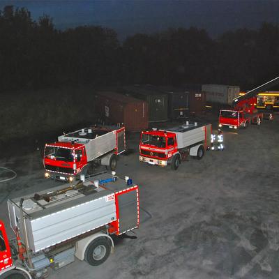Brand Oefeningen 2012 (1 januari 2012) — foto 17 door Paul Van Der Rasieren, vrijwillig brandweerman Oudenaarde