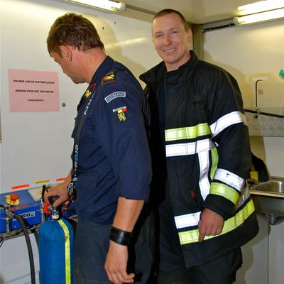 Brand Oefeningen 2012 (1 januari 2012) — foto 21 door Paul Van Der Rasieren, vrijwillig brandweerman Oudenaarde