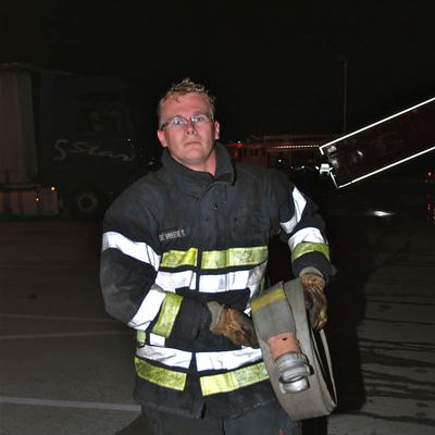 Brand Oefeningen 2012 (1 januari 2012) — foto 35 door Paul Van Der Rasieren, vrijwillig brandweerman Oudenaarde