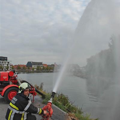 Brand Oefeningen 2012 (1 januari 2012) — foto 43 door Paul Van Der Rasieren, vrijwillig brandweerman Oudenaarde