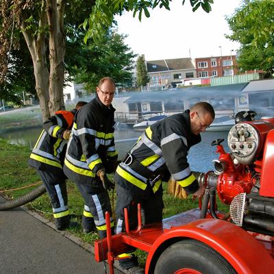 Brand Oefeningen 2012 (1 januari 2012) — foto 48 door Paul Van Der Rasieren, vrijwillig brandweerman Oudenaarde