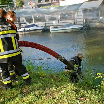 Brand Oefeningen 2012 (1 januari 2012) — foto 49 door Paul Van Der Rasieren, vrijwillig brandweerman Oudenaarde