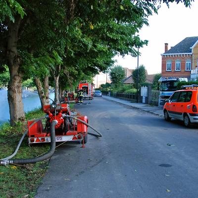 Brand Oefeningen 2012 (1 januari 2012) — foto 51 door Paul Van Der Rasieren, vrijwillig brandweerman Oudenaarde