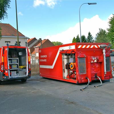 Brand Oefeningen 2012 (1 januari 2012) — foto 53 door Paul Van Der Rasieren, vrijwillig brandweerman Oudenaarde