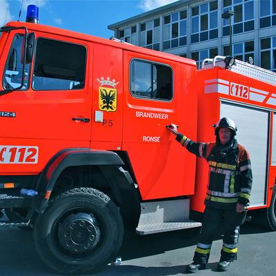 Brand Oefeningen 2012 (1 januari 2012) — foto 58 door Paul Van Der Rasieren, vrijwillig brandweerman Oudenaarde