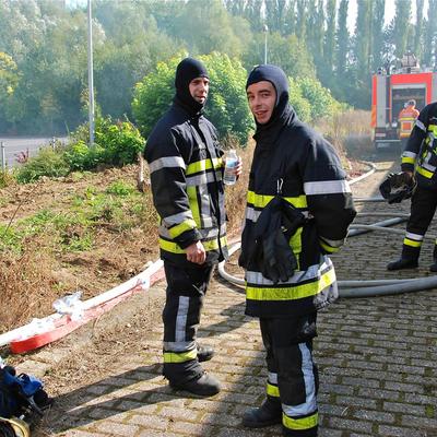 Brand Oefeningen 2012 (1 januari 2012) — foto 61 door Paul Van Der Rasieren, vrijwillig brandweerman Oudenaarde