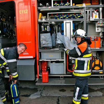 Brand Oefeningen 2012 (1 januari 2012) — foto 79 door Paul Van Der Rasieren, vrijwillig brandweerman Oudenaarde