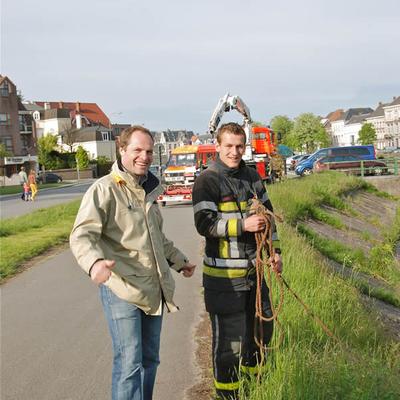 Eendenrace 2013 (1 januari 2013) — foto 44 door Paul Van Der Rasieren, vrijwillig brandweerman Oudenaarde