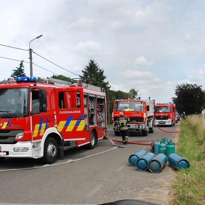 Huisbrand 2014 (1 januari 2014) — foto 6 door Paul Van Der Rasieren, vrijwillig brandweerman Oudenaarde