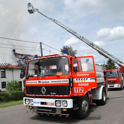 Huisbrand 2014 (1 januari 2014) — foto 23 door Paul Van Der Rasieren, vrijwillig brandweerman Oudenaarde
