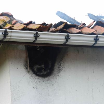 Huisbrand 2014 (1 januari 2014) — foto 42 door Paul Van Der Rasieren, vrijwillig brandweerman Oudenaarde