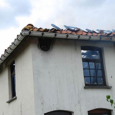 Huisbrand 2014 (1 januari 2014) — foto 43 door Paul Van Der Rasieren, vrijwillig brandweerman Oudenaarde