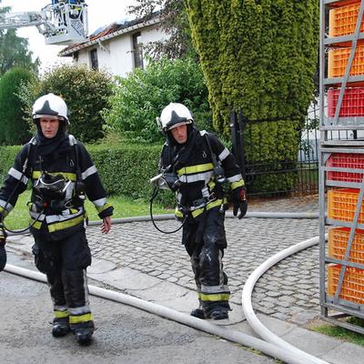 Huisbrand 2014 (1 januari 2014) — foto 56 door Paul Van Der Rasieren, vrijwillig brandweerman Oudenaarde