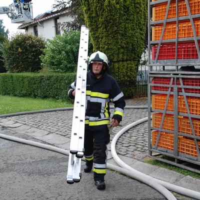 Huisbrand 2014 (1 januari 2014) — foto 57 door Paul Van Der Rasieren, vrijwillig brandweerman Oudenaarde