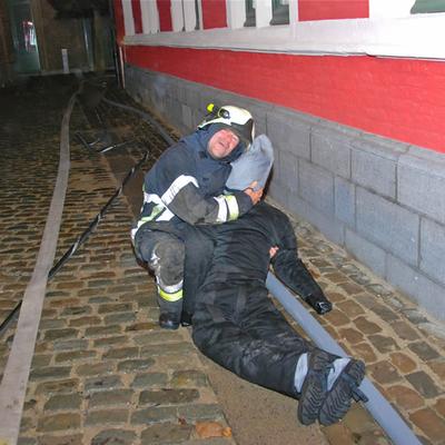 Kwartaaloefening 2013 (1 januari 2013) — foto 71 door Paul Van Der Rasieren, vrijwillig brandweerman Oudenaarde