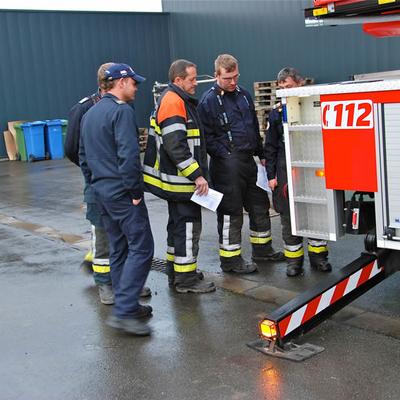 Nieuwe Ladderwagen 2013 (1 januari 2013) — foto 8 door Paul Van Der Rasieren, vrijwillig brandweerman Oudenaarde