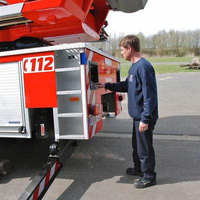 Nieuwe Ladderwagen 2013 (1 januari 2013) — foto 16 door Paul Van Der Rasieren, vrijwillig brandweerman Oudenaarde