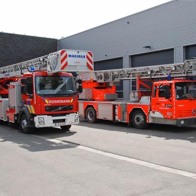 Nieuwe Ladderwagen 2013 (1 januari 2013) — foto 38 door Paul Van Der Rasieren, vrijwillig brandweerman Oudenaarde