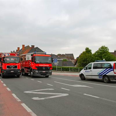 Tractor Ongeval 2013 (1 januari 2013) — foto 5 door Paul Van Der Rasieren, vrijwillig brandweerman Oudenaarde