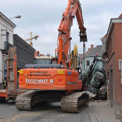 Tractor Ongeval 2013 (1 januari 2013) — foto 8 door Paul Van Der Rasieren, vrijwillig brandweerman Oudenaarde
