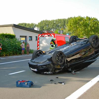 Verkeersongeval 2013 (1 januari 2013) — foto 4 door Paul Van Der Rasieren, vrijwillig brandweerman Oudenaarde