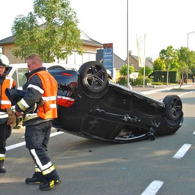 Verkeersongeval 2013 (1 januari 2013) — foto 6 door Paul Van Der Rasieren, vrijwillig brandweerman Oudenaarde
