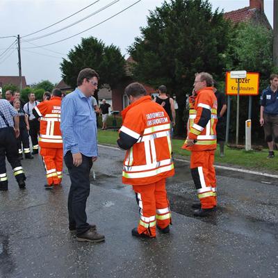 Wateroverlast 5 Juli 2012 (1 januari 2012) — foto 10 door Paul Van Der Rasieren, vrijwillig brandweerman Oudenaarde