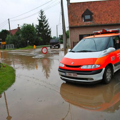 Wateroverlast 5 Juli 2012 (1 januari 2012) — foto 16 door Paul Van Der Rasieren, vrijwillig brandweerman Oudenaarde