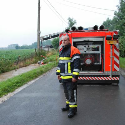 Wateroverlast 5 Juli 2012 (1 januari 2012) — foto 20 door Paul Van Der Rasieren, vrijwillig brandweerman Oudenaarde