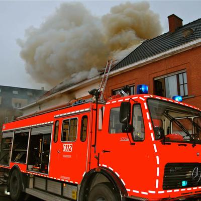 Woningbrand 4 Juni 2012 (1 januari 2012) — foto 3 door Paul Van Der Rasieren, vrijwillig brandweerman Oudenaarde