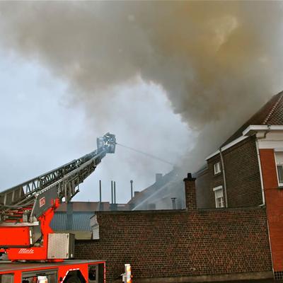 Woningbrand 4 Juni 2012 (1 januari 2012) — foto 7 door Paul Van Der Rasieren, vrijwillig brandweerman Oudenaarde