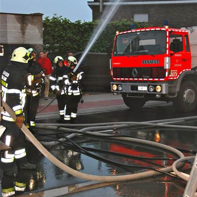 Woningbrand 4 Juni 2012 (1 januari 2012) — foto 14 door Paul Van Der Rasieren, vrijwillig brandweerman Oudenaarde