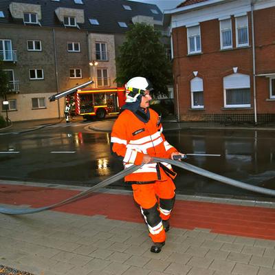 Woningbrand 4 Juni 2012 (1 januari 2012) — foto 17 door Paul Van Der Rasieren, vrijwillig brandweerman Oudenaarde