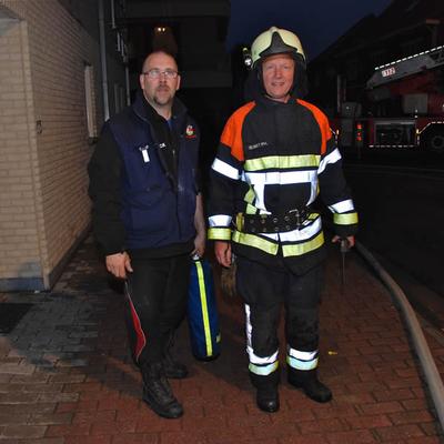 Woningbrand 4 Juni 2012 (1 januari 2012) — foto 41 door Paul Van Der Rasieren, vrijwillig brandweerman Oudenaarde